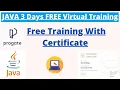 3 Days FREE Virtual Java Training Program with Free Certification