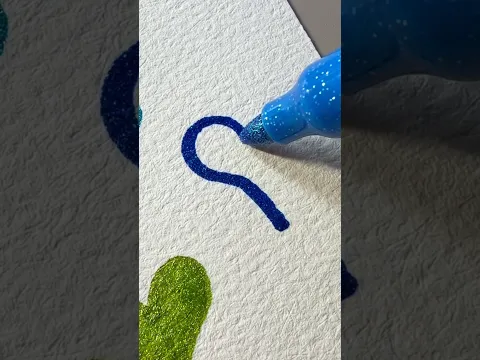 🔥 best Glitter markers #art #coloring #glitter
