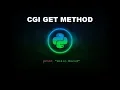CGI GET Method - Python Programming