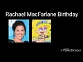Rachael MacFarlane Birt ay