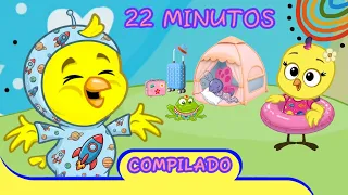 Mibi Kids | Compilado de Férias da Turminha | Aprender Formatos e Cores