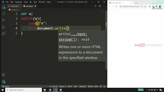 Switch Statement JavaScript Malayalam Tutorial Part 10 of 25