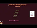 Java Rhombus Pattern