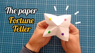 How to Make a Paper Fortune Teller - Easy Paper Toy Tutorial