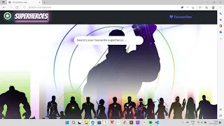 SuperHero Hunter using marvel API Coding Ninja