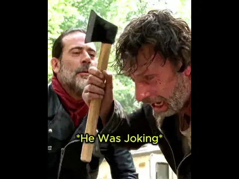 Negan Forced Rick to Suffer 💔 | The Walking Dead S07E01 | #shorts
