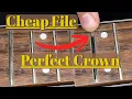 How to Get a Perfect Fret Without Expensive Tools