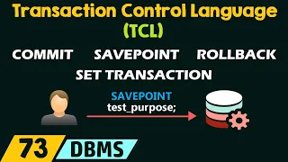 Transaction Control Language TCL