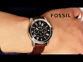 Download Lagu Grant Chronograph Brown Leather Watch FS4813 - Fossil | REVIEW