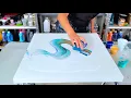 Download Lagu GA met de stroom mee! - Swipe en schep in prachtige goud- en blauwtinten! - Acryl gieten