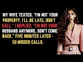 Download Lagu She Texted, “Don’t Call Me ” I Replied, “Don’t Come Home ” Five Minutes Later — 50 Missed Calls