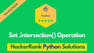 HackerRank Set intersection Operation solution in Python Python solutions Programmingoneonone