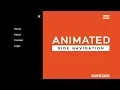 Animated Side Navigation Bar Using Html Css and Javascript