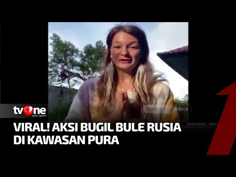 Viral, Bule Tak Berbusana di Kawasan Pura