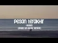 Download Lagu pesan terakhir - lyodra (speed up+tiktok version)+(lirik)