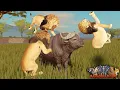 Lagu Buffalo Crushing Lion Prides Bones! | ROBLOX Savannah Life