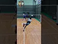 Backhand Smash \u0026 Incredible dive from Flying AMBILI💥💥💥 #badminton#shuttlesmash