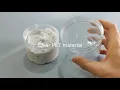 Body Scrubs Container PET Clear Jars with Transparent Lids 8oz 10oz