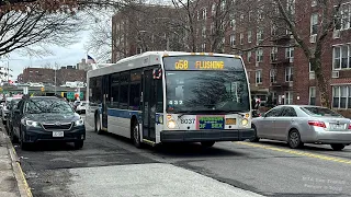 MTA NYCT Rare Onboard 2011 NovaBus LFS 8037 On The Q58