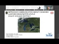 Dave Handwerk - Improving Comm About Changing Lake Michigan Water Levels USACE Chicago District