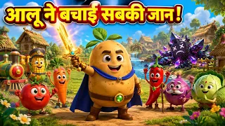 🧌 आलू और उसकी फैमिली गये घूमने || 😨 लेकिन ट्रेन 🚂 ट्रैक टूटा हुआ निकला और फँस गए अब क्या होगा 🙀 