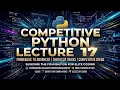 Competitive Python set and their properties