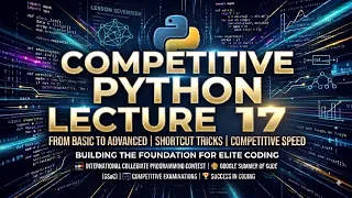 Competitive Python set and their properties
