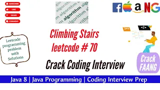 Climbing Stairs leetcode 70 solution in java Google Coding Interview