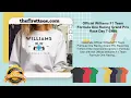 Official Williams F1 Team Formula One Racing Grand Prix Race Day T-Shirt