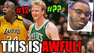 THE WORST TOP-10 NBA LIST OF ALL TIME