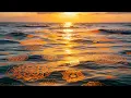 Deep Meditation and Stress Relief - Heart Chakra Healing(F Note) & Ocean Waves