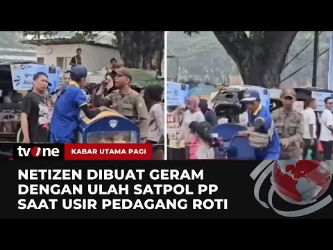 Video Amatir Satpol PP Usir Pedagang Roti di Acara CFD Viral di Medsos