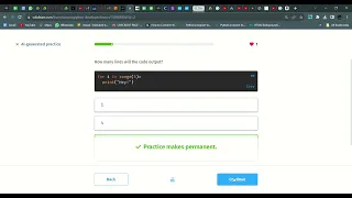 39 Al generated practice Python Developer Sololearn