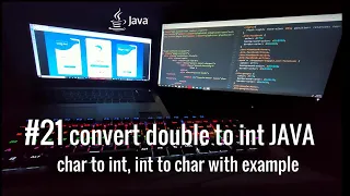 java how to convert double to int char to int int to char with example