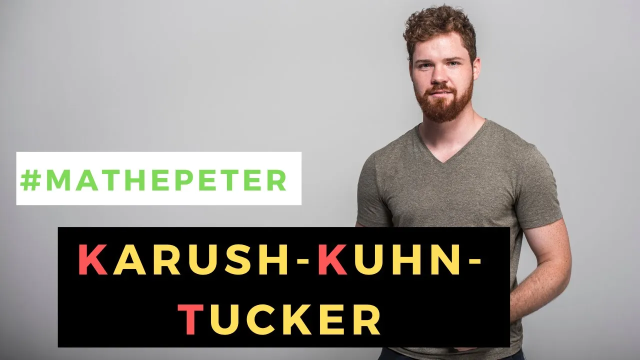 Karush Kuhn Tucker Bedingungen (KKT) | Notwendiges oder hinreichendes Kriterium für Extrema