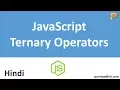 JavaScript Ternary Operator - Hindi