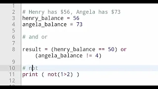 Learn Python Comparison Operators AND OR NOT Explained with Examples