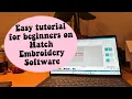 HOW TO USE HATCH EMBROIDERY SOFTWARE FOR BEGINNERS TURN ANY IMAGE INTO AN EMBROIDERY FILE