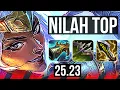 NILAH vs OLAF (TOP) | EUNE Grandmaster | 25.23