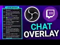 How To Add Twitch Chat Overlay To Your Stream In OBS Studio