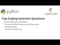Top Coding Interview Questions - 37 Shuffle an Array Leetcode Python