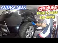 Acura MDX front rear end Noise Diagnose what to check and test Car make noise going over bumps