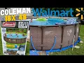 Putting up our NEW Coleman 18x48 above ground pool