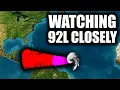 Still Watching Invest 92L Today In The Atlantic