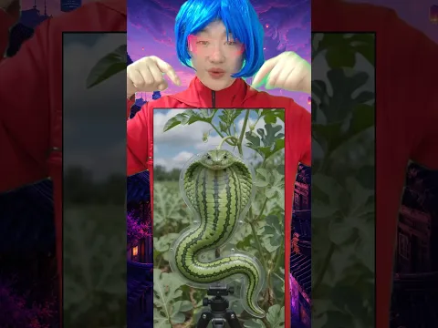 Turning a Tiny Watermelon into a REAL Snake! 😱 (Wait for the end)