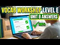 Vocabulary Workshop Level E Unit 8 Answers 2026 Complete Study Guide and Answer Key