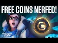 Free Coins Are Being Nerfed in Overwatch 2