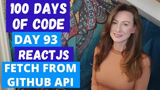 FETCHING DATA FROM THE GITHUB API DAY 93 BRAD TRAVERSY 100 DAYS OF CODE TECH LILLY CODE