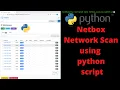 FREE Open Source Netbox Network Scan Using Pynet Python