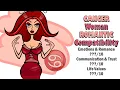 CANCER Woman ROMANTIC Compatibility with all Zodiac Signs